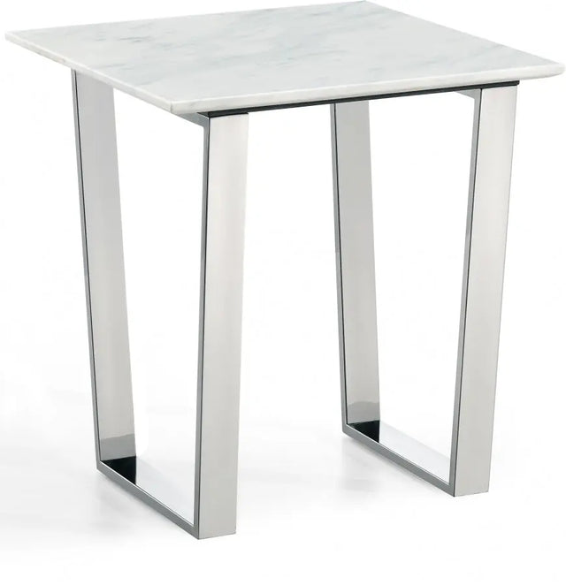 Meridian Furniture - Carlton End Table In Chrome - 235-E