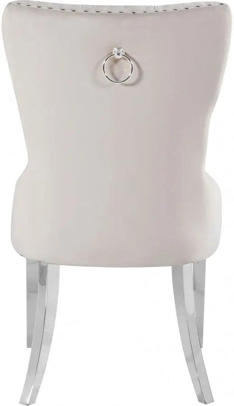 Meridian Furniture - Carmen Dining Chair In Cream (Set Of 2) - 743Cream-C