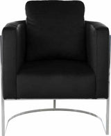 Meridian Furniture - Casa 3 Piece Living Room Set In Black - 691Black-S-3Set