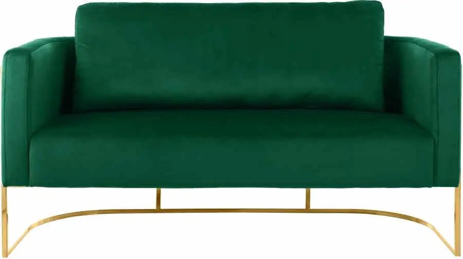 Casa 3 Piece Living Room Set In Green - 692Green - S - 3Set | Meridian | Home Elegance USA