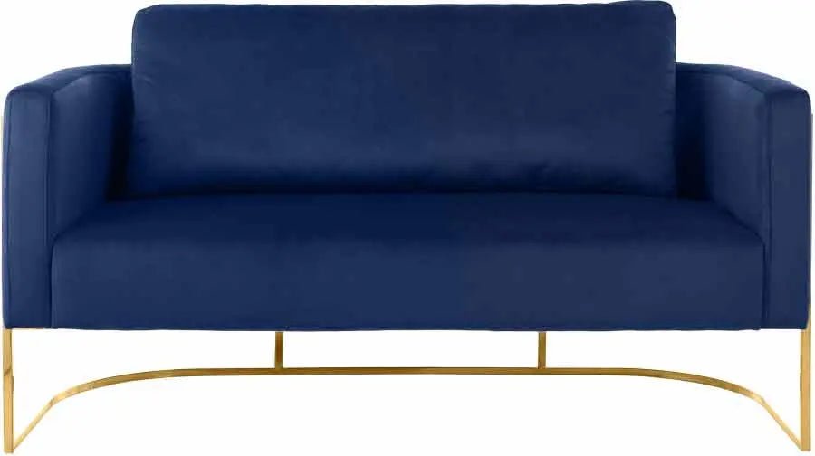 Casa 3 Piece Living Room Set In Navy - 692Navy - S - 3Set | Meridian | Home Elegance USA