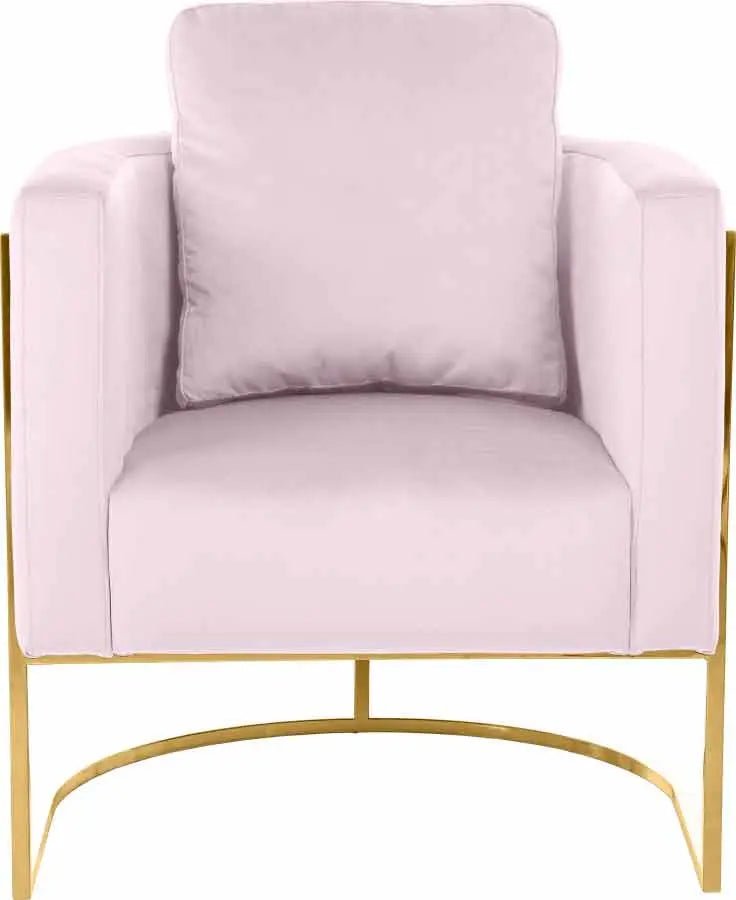 Casa 3 Piece Living Room Set In Pink - 692Pink - S - 3Set | Meridian | Home Elegance USA