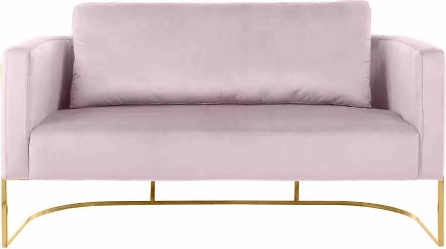 Casa 3 Piece Living Room Set In Pink - 692Pink - S - 3Set | Meridian | Home Elegance USA