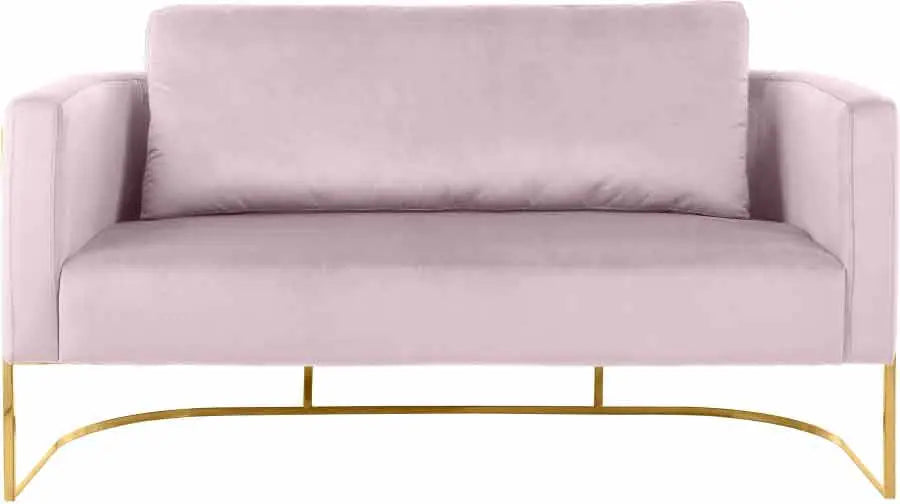 Meridian Furniture - Casa 3 Piece Living Room Set In Pink - 692Pink-S-3Set