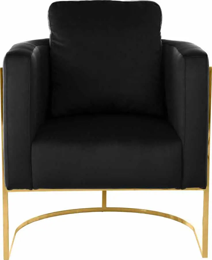 Meridian Furniture - Casa Chair In Black - 692Black-C