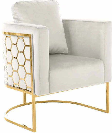 Meridian Furniture - Casa Chair In Cream- 692Cream-C
