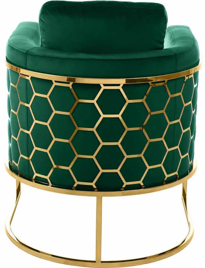 Meridian Furniture - Casa Chair In Green - 692Green-C