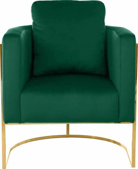 Meridian Furniture - Casa Chair In Green - 692Green-C