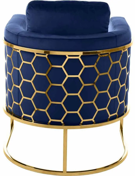 Meridian Furniture - Casa Chair In Navy - 692Navy-C