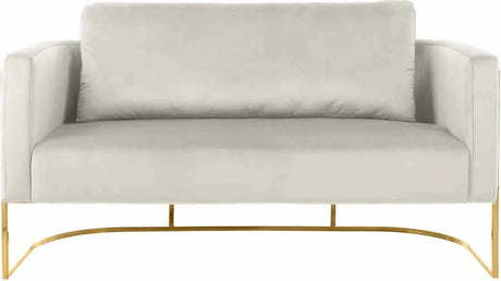 Casa Loveseat In Cream - 692Cream - L | Meridian | Home Elegance USA