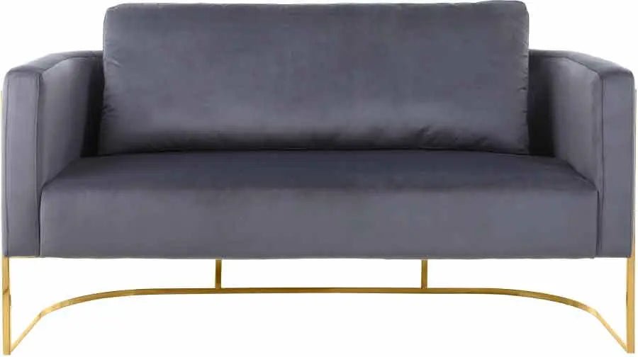 Casa Loveseat In Grey - 692Grey - L | Meridian - 692Grey - L - Home Elegance USA - 4