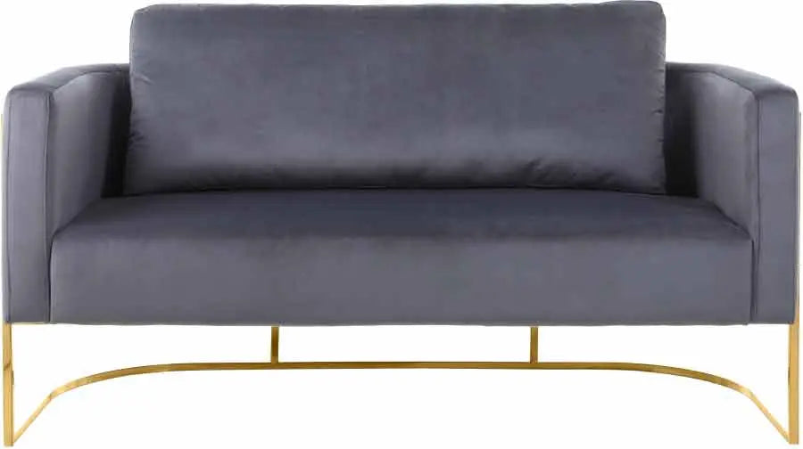 Meridian Furniture - Casa Loveseat In Grey - 692Grey-L