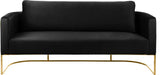 Casa Sofa In Black - 692Black - S | Meridian - 692Black - S - Home Elegance USA - 3