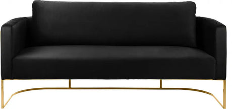 Meridian Furniture - Casa Sofa In Black - 692Black-S