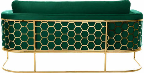 Meridian Furniture - Casa Sofa In Green - 692Green-S