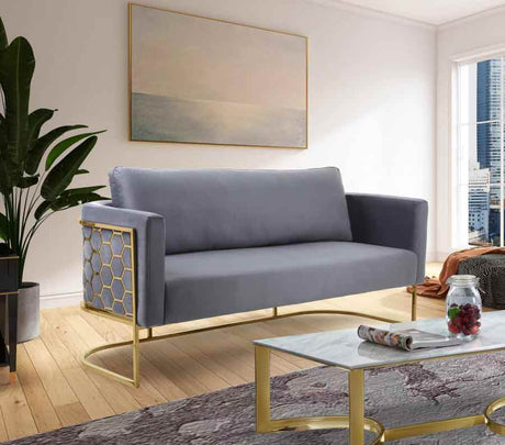 Meridian Furniture - Casa Sofa In Grey - 692Grey-S