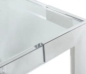 Meridian Furniture - Casper Dining Table Acrylic And Chrome - 717-T