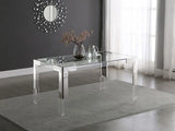 Meridian Furniture - Casper Dining Table Acrylic And Chrome - 717-T