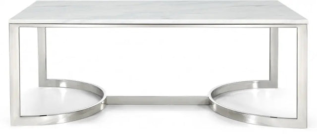 Meridian Furniture - Copley Coffee Table In Chrome - 245-C