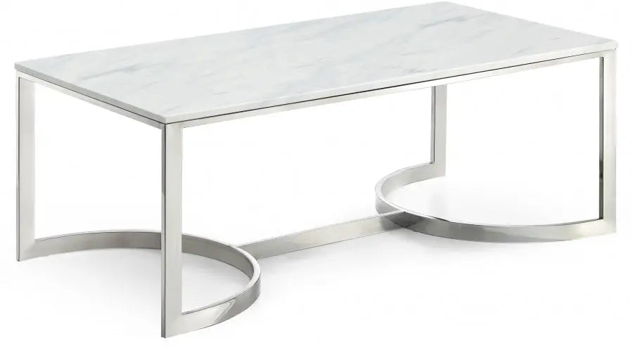 Meridian Furniture - Copley Coffee Table In Chrome - 245-C