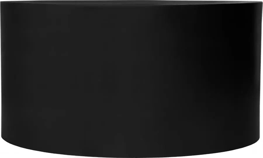 Cylinder Coffee Table In Matte Black - 295 - Ct | Meridian - 295 - CT - Home Elegance USA - 2