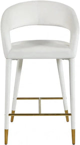 Meridian Furniture - Destiny Velvet Stool In Cream - 540Cream-C