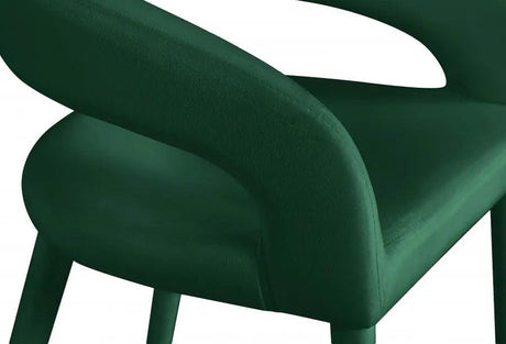 Meridian Furniture - Destiny Velvet Stool In Green - 540Green-C