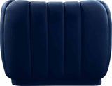 Meridian Furniture - Dixie 3 Piece Living Room Set In Navy - 674Navy-S-3Set