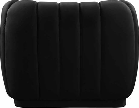 Meridian Furniture - Dixie Velvet Chair In Black - 674Black-C