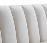 Meridian Furniture - Dixie Velvet Chair In Cream - 674Cream-C