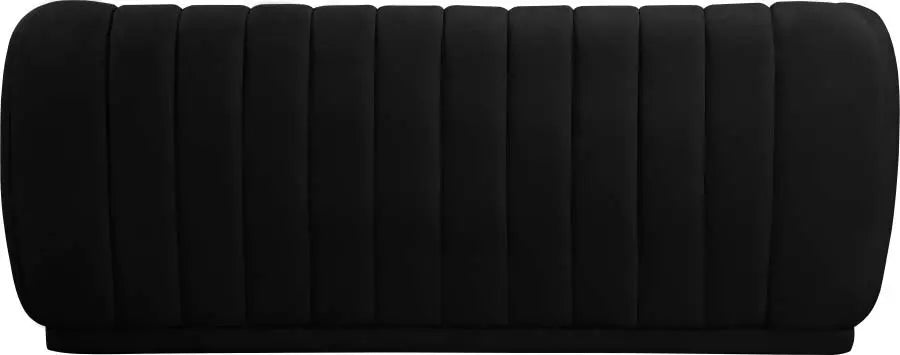 Meridian Furniture - Dixie Velvet Sofa In Black - 674Black-S