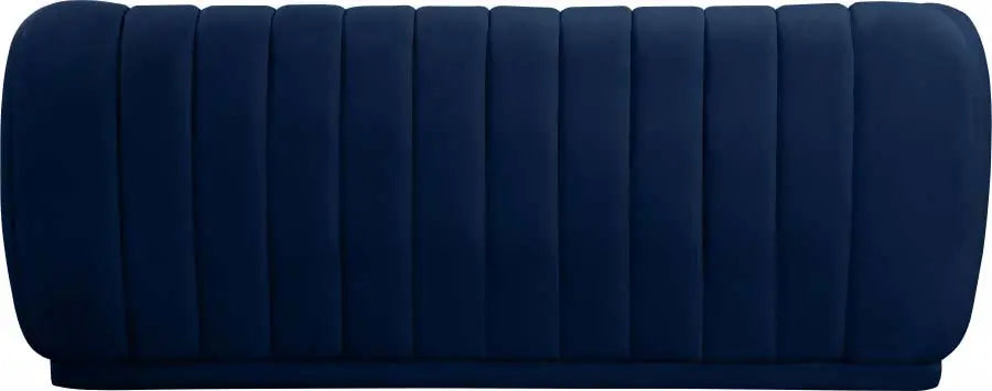 Meridian Furniture - Dixie Velvet Sofa In Navy - 674Navy-S