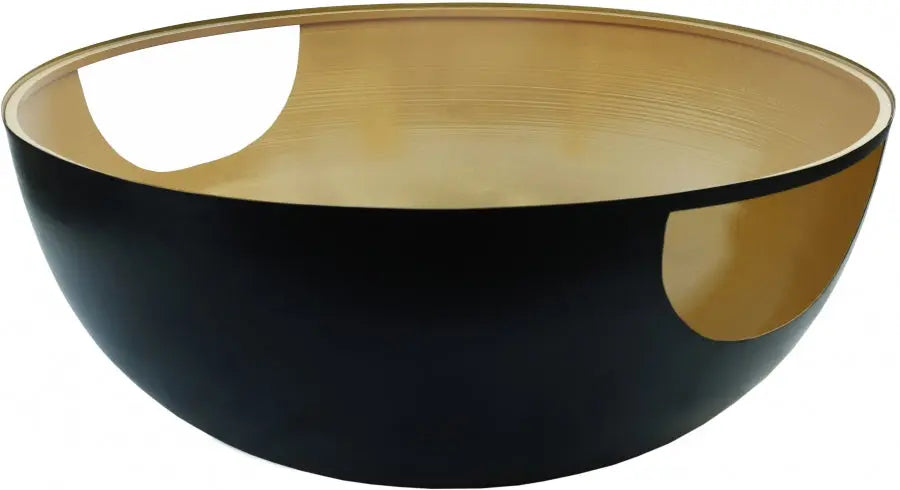 Meridian Furniture - Doma Coffee Table In Black And Gold - 286-Ct