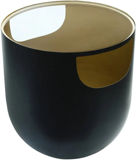 Meridian Furniture - Doma End Table In Black And Gold - 286-Et