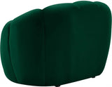 Meridian Furniture - Elijah Velvet Chair In Green - 613Green-C