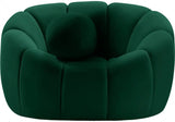 Meridian Furniture - Elijah Velvet Chair In Green - 613Green-C