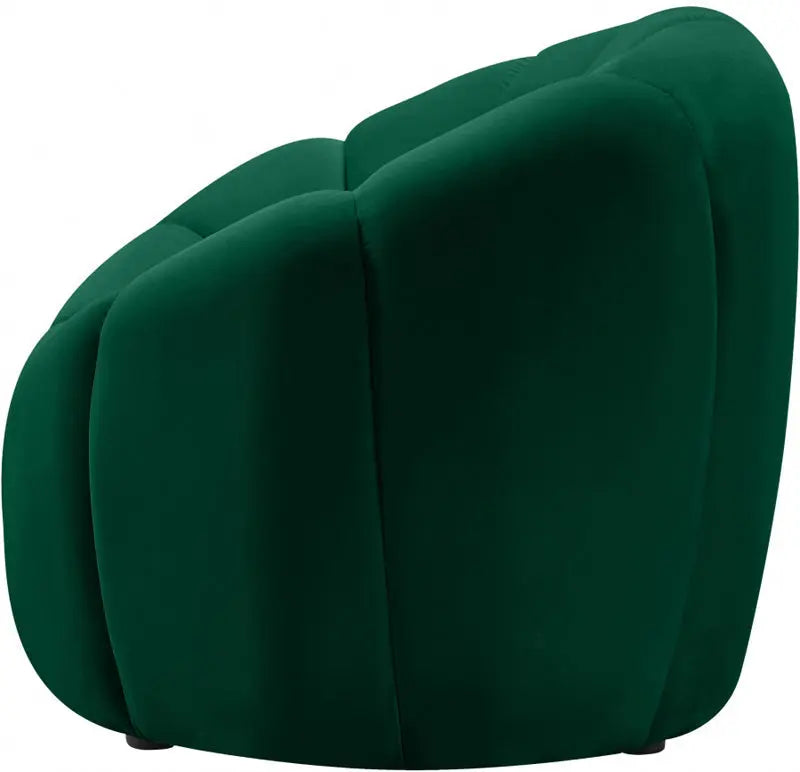 Meridian Furniture - Elijah Velvet Chair In Green - 613Green-C