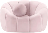 Meridian Furniture - Elijah Velvet Chair In Pink - 613Pink-C