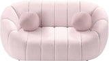 Meridian Furniture - Elijah Velvet Loveseat In Pink - 613Pink-L