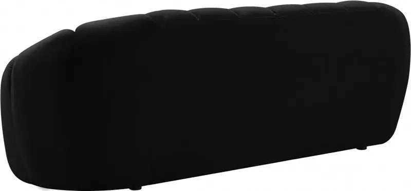 Meridian Furniture - Elijah Velvet Sofa In Black - 613Black-S