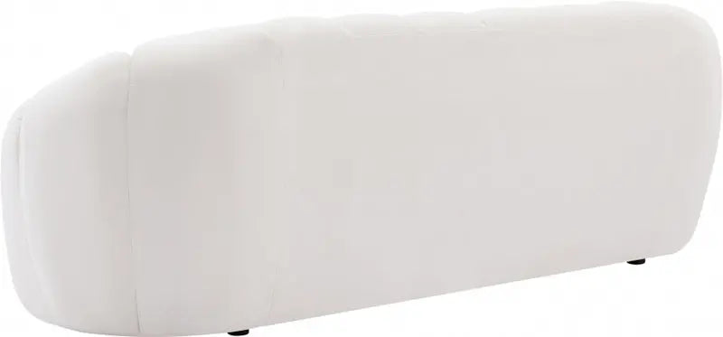 Meridian Furniture - Elijah Velvet Sofa In Cream - 613Cream-S