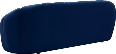 Meridian Furniture - Elijah Velvet Sofa In Navy - 613Navy-S