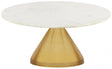 Emery Coffee Table In Gold - 285-Ct | Meridian