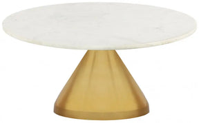Emery Coffee Table In Gold - 285-Ct | Meridian