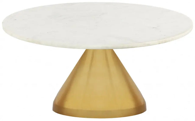 Meridian Furniture - Emery Coffee Table In Gold - 285-Ct