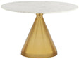Emery Dining Table In Gold - 885-T | Meridian