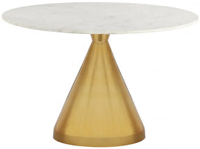 Emery Dining Table In Gold - 885-T | Meridian