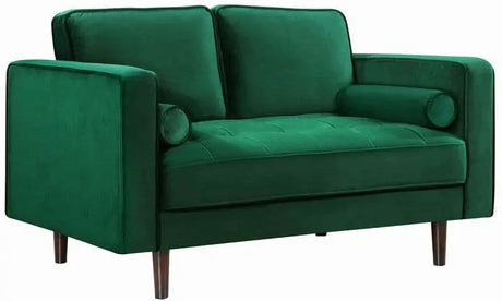 Meridian Furniture - Emily 3 Piece Living Room Set In Green - 625Green-S-3Set