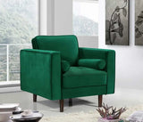 Meridian Furniture - Emily 3 Piece Living Room Set In Green - 625Green-S-3Set