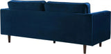 Meridian Furniture - Emily 3 Piece Living Room Set In Navy - 625Navy-S-3Set